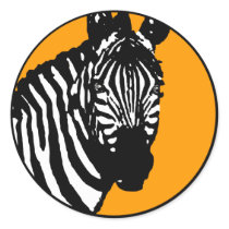 zebra. color customizable. stickers