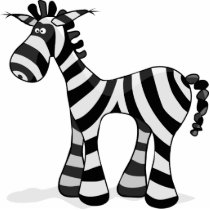zebra - Customized photo sculptures