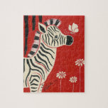 Zebra, Daisies & Butterfly Puzzles