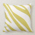 Zebra Design Choose Any Custom Color Pillow pillows