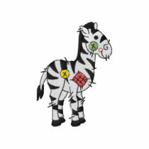 Zebra embroidered shirts