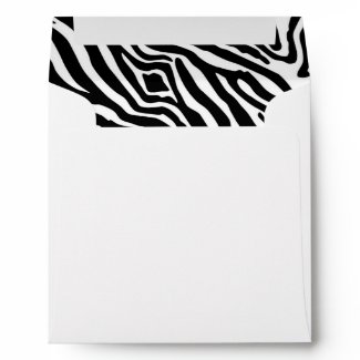Zebra Envelope envelope