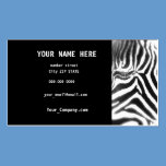ZEBRA EYE Business  Card business cards