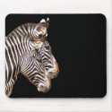 Zebra Face Mousepad