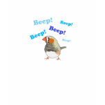 Zebra Finch: Beep! Beep! Tshirts