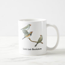 Zebra Finch Trio - Taeniopygia guttata Promo Coffee Mug