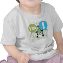 Zebra First Birthday t-shirts