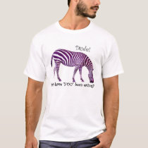 Zebra Food...hehe t-shirts