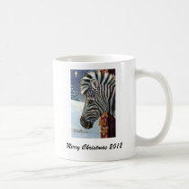 Zebra For Christmas Mug 2012 mugs