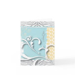 {Zebra Framed} Patterned Thank You Card