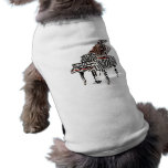 Zebra Grand Piano Doggie Tee Shirt