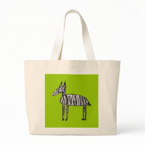 Zebra - Green bags by thepunkangel Zebra - Green bags