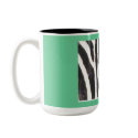 zebra green eyes mugs by labenge zebra green eyes mugs