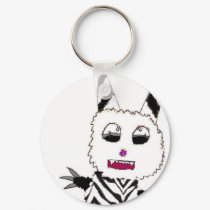 Zebra gremlin keychains