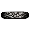 Zebra Grunge Skateboard Deck by skateboardshop Zebra Grunge Skateboard Deck