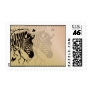 Zebra Head Design Postage