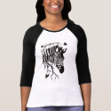 Zebra Head Design T-Shirt