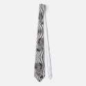 Zebra head on zebra stripes ties by YourSafariExpert Zebra head on zebra stripes ties
