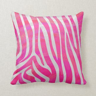 Zebra Pretty Throw Pillows