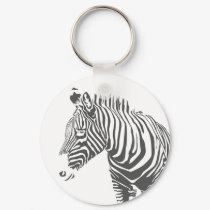 Zebra Keychain by EscapeArtist Zebra Keychain