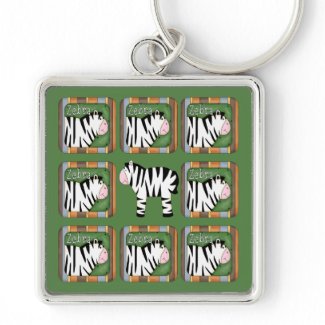Zebra keychain
