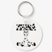 Zebra Keychain