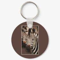 Zebra keychains & keyrings