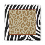 Zebra &amp; Leopard fashionable print Magnet