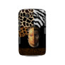 Zebra Leopard Giraffe African Mask Safari collage Blackberry Bold Case
