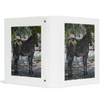 Zebra Love 3 Ring Binder