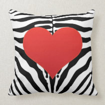 Zebra love Pillow pillows