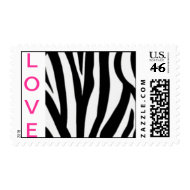 Zebra Love Postage stamp