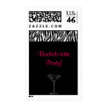 zebra martini stamps