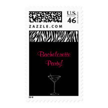 zebra martini postage