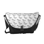 Zebra messenger bag