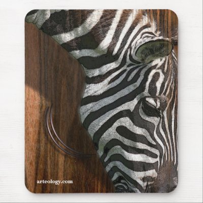 ZEBRA Mousepad by arteologist23