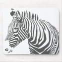 Zebra Mousepad by EscapeArtist Zebra Mousepad