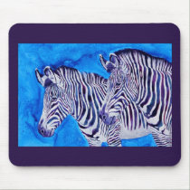 Zebra Mousepad - "Seeing Double" mousepads