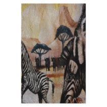 Zebra Mural Personalized Stationery