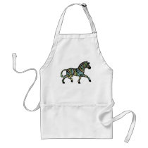 Zebra of a different color aprons by T_shirt_Shack Zebra of a different color aprons