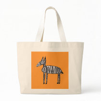 Zebra - Orange bags by thepunkangel Zebra - Orange bags
