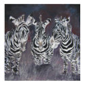 zebra painting posters