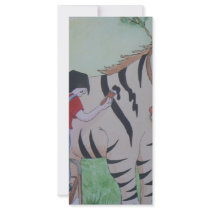 Zebra painting rack cards by Rogertheartist Zebra painting rack cards