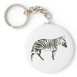 Zebra painting, wildlife art by keychains keychains
