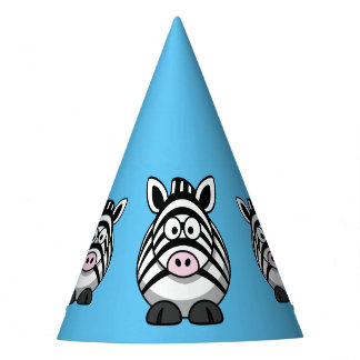 Zebra Party Hats | Zazzle