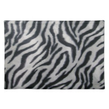 Zebra Pattern American MoJo Placemats