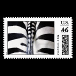 Zebra Pattern - Large Postage Stamp stamps