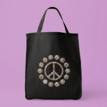 ZEBRA PEACE SIGN bags
