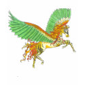 zebra pegasus t-shirts