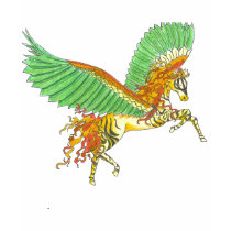 zebra pegasus t-shirts